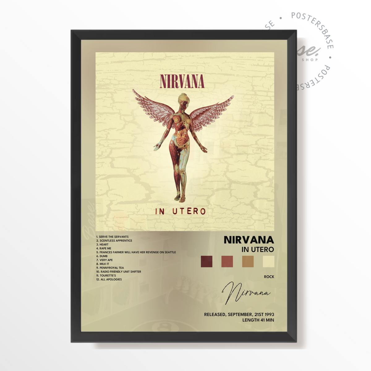 nirvana In Utero poster Poster – from 6.95€ | Free Shipping